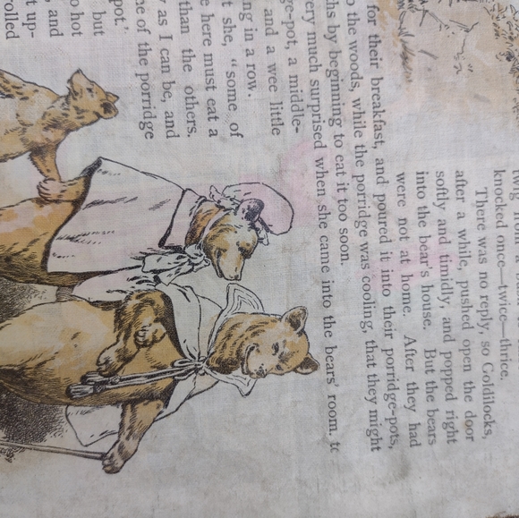 Antique children's book The story of The Three bears - Picture 4 of 7
